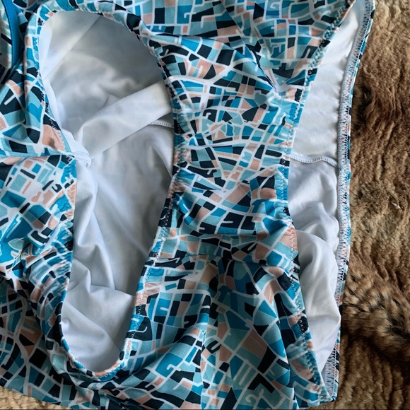 NWT - La Perla Bomap Underwire One Piece Swimsuit Map Print - Picture 7 of 13